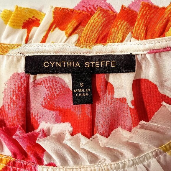 Cynthia Steffe Ruffle Trim Sleeveless Top - Picture 3 of 5